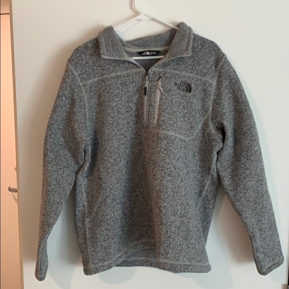 Men’s North Face Half zip fleece lining